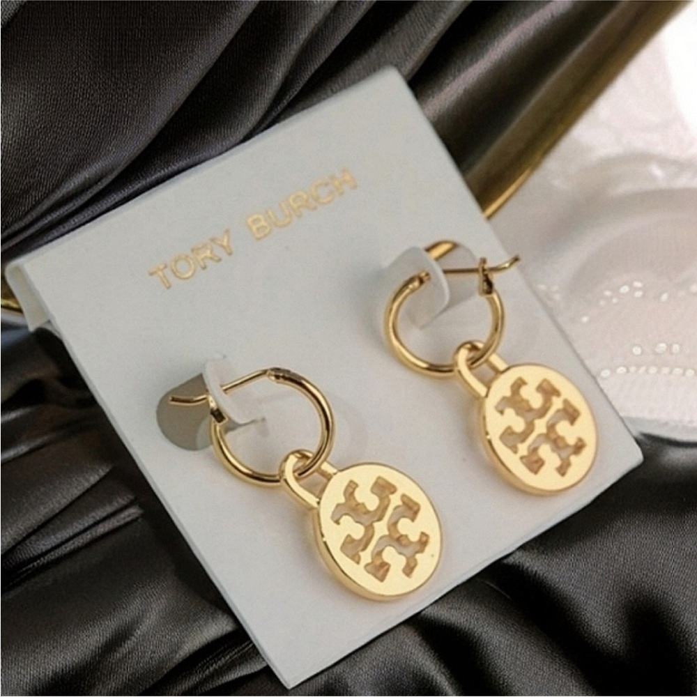 Tory Burch Gold Hoop Earrings